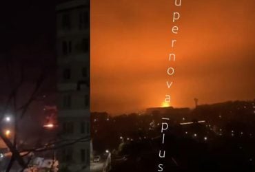 Після атаки морських дронів загорівся російський порт Туапсе