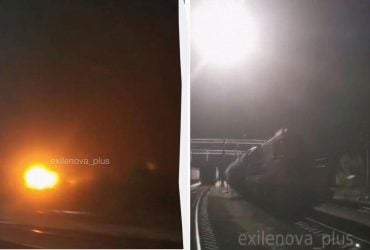 Дроны атаковали нефтебазу и железнодорожную станцию в Ростовской области (видео)