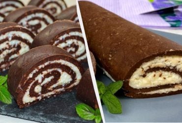 Рулет Баунти без выпекания: из печенья и сгущенки делаю вкуснятину к чаю