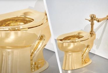 У США за шалену суму піде з молотка унітаз зі 100 кг золота: хто його власник