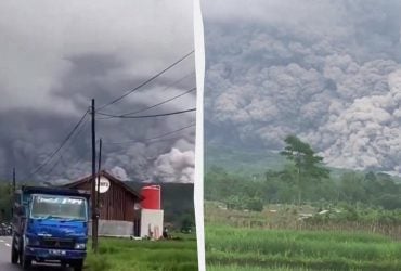 Села засыпает горячим пеплом: в Индонезии пробудился крупнейший вулкан страны (видео)