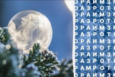 Тільки 2% читачів можуть знайти слово мороз за 10 секунд: дуже складна головоломка