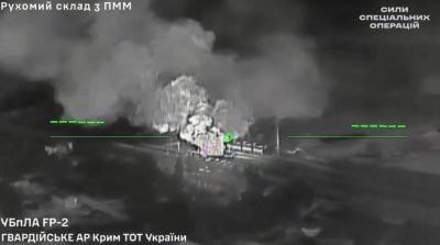 ССО показали, як знищують нафтобази ворога у Криму: які наслідки ударів (відео)