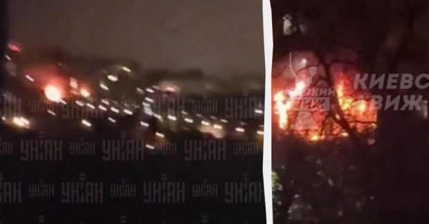 Росія завдає комбінованого удару по Києву: "Шахед" влучив у багатоповерхівку (відео)