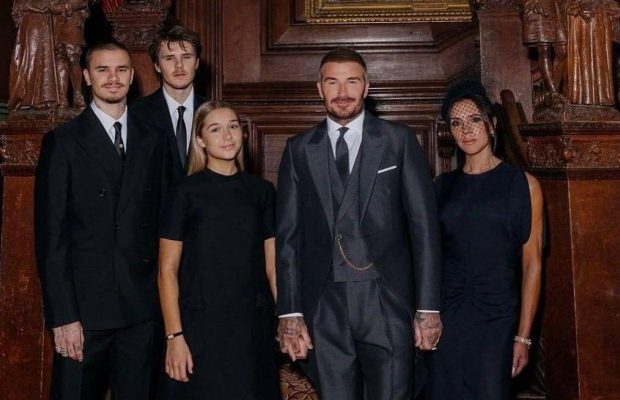 "Сэр папа": дети Бекхэма с юмором поздравили его с рыцарским званием