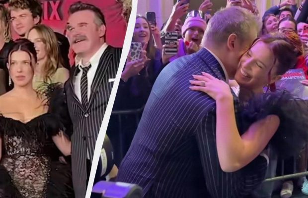 Звезды "Очень странных дел" показались вместе после слухов о конфликте на съемках (видео)