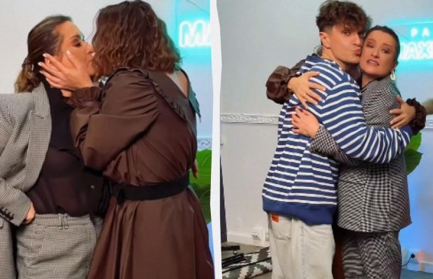Могилевська поцілувалася з відомою співачкою: "Мене чоловік приб'є" (відео)