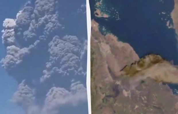 В Африке проснулся вулкан, молчавший тысячи лет: пепел выбрасывало на высоту 14 км (видео)