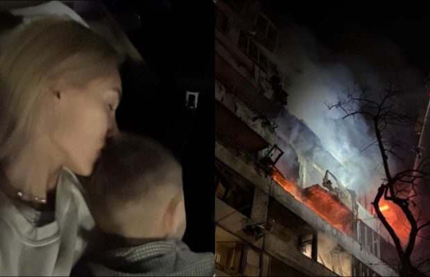 Популярная блогерша показала жуткие последствия прилета "шахеда" в дом напротив (фото)