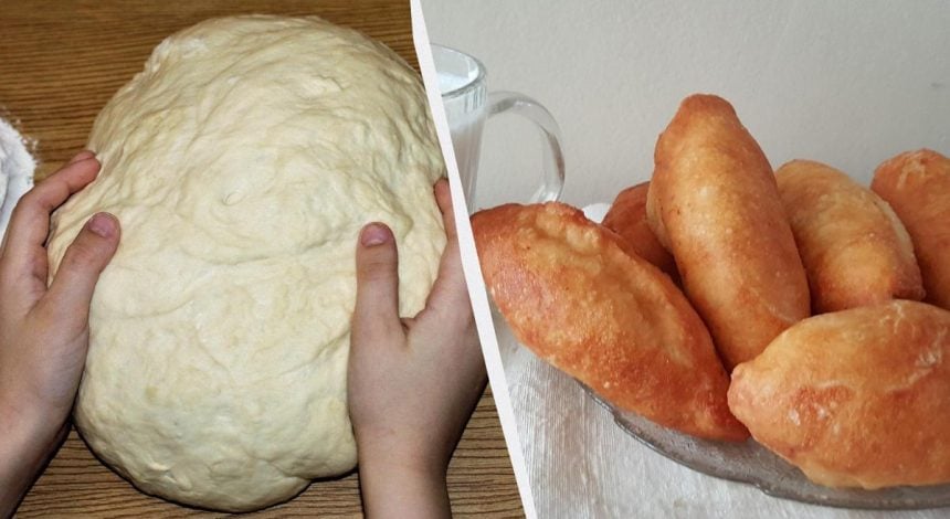 Нежное, как пух, и совсем без дрожжей: тесто на пирожки, которое тает во рту