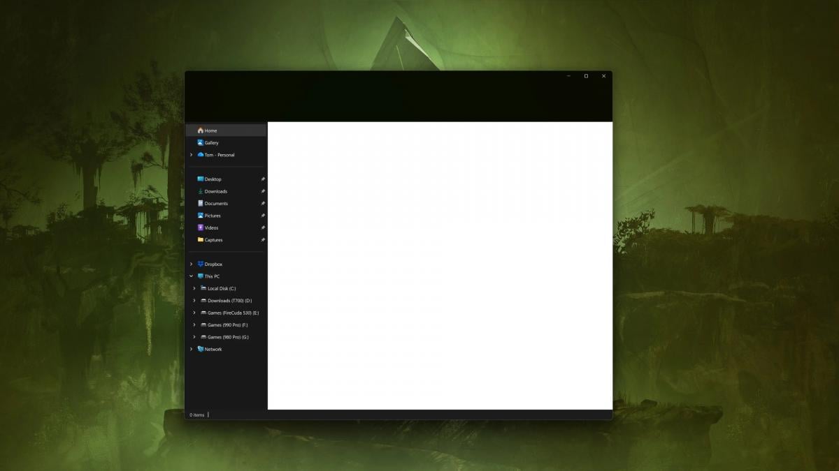 Останнє оновлення Windows викликає білі спалахи в "Провіднику"
