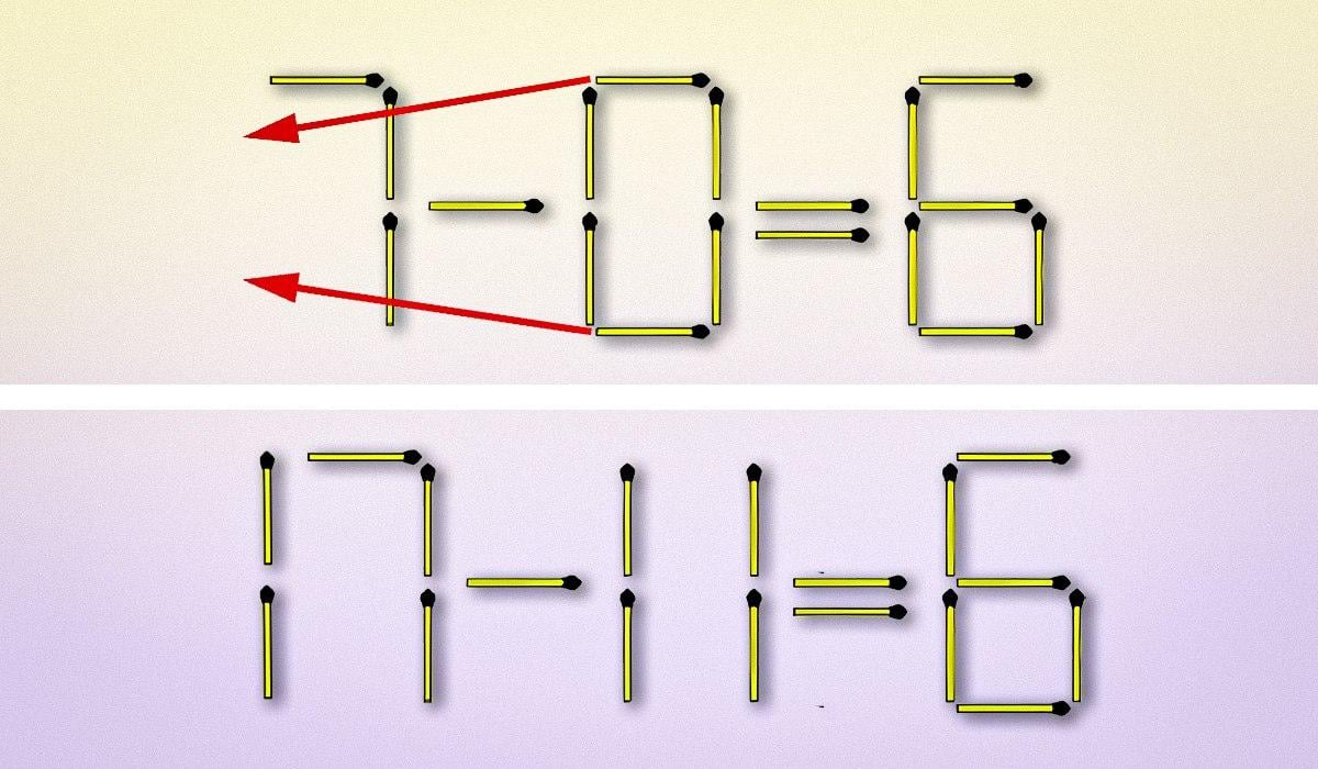 Тут показано, куди і який сірник треба перекластиколаж УНІАН Тут показано, куди і який сірник треба перекластиколаж УНІАН