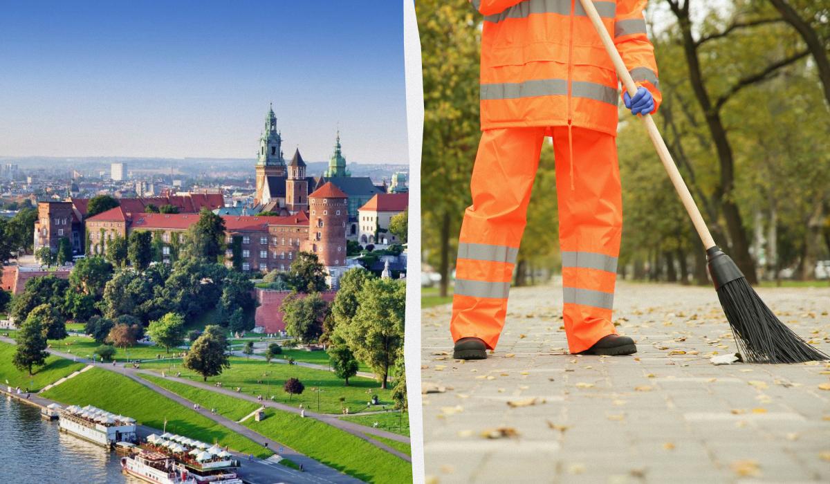 Краков признали самым чистым городом мира / коллаж УНИАН, фото ua.depositphotos.com