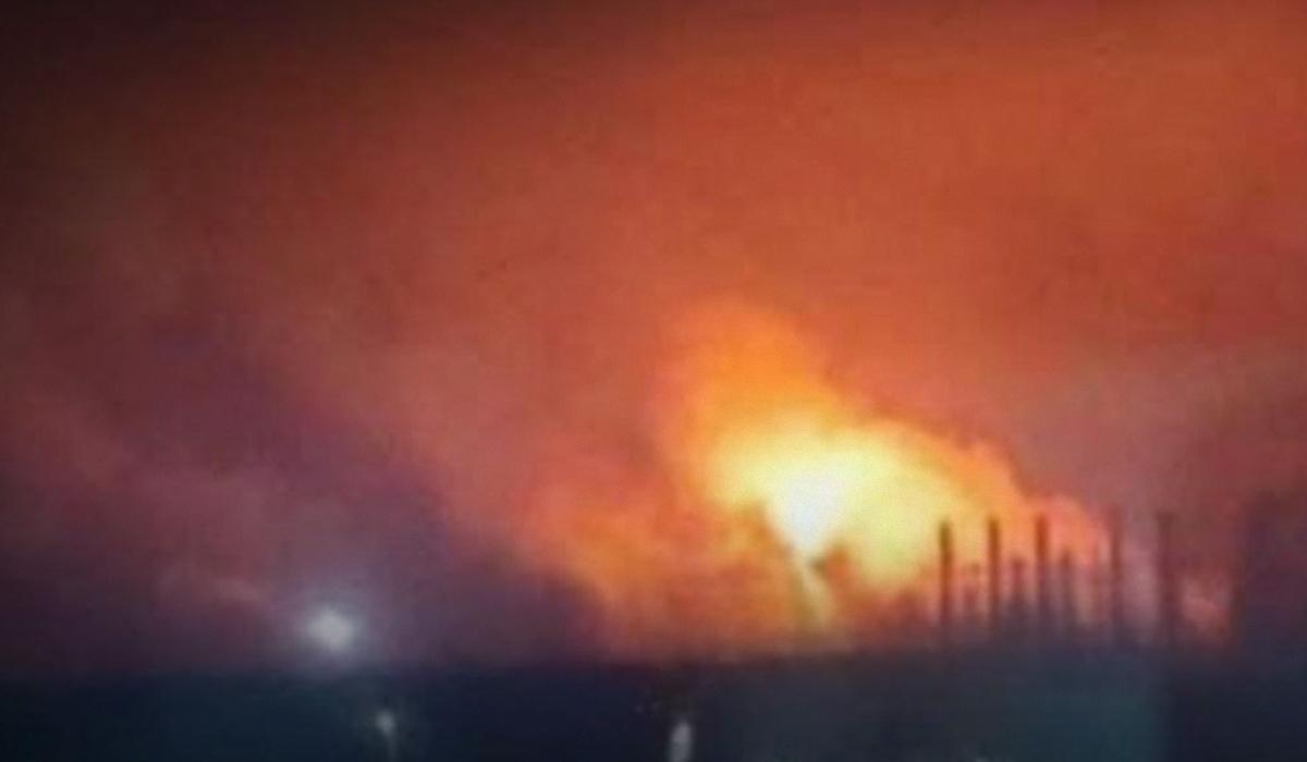 Attacco militare russa colpisce impianto chimico di componenti per esplosivi