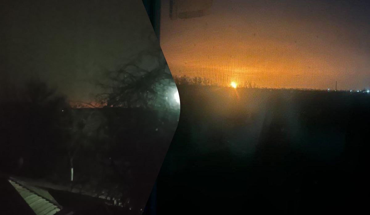 Дрони атакували кілька об'єктів на території РФ / колаж УНІАН