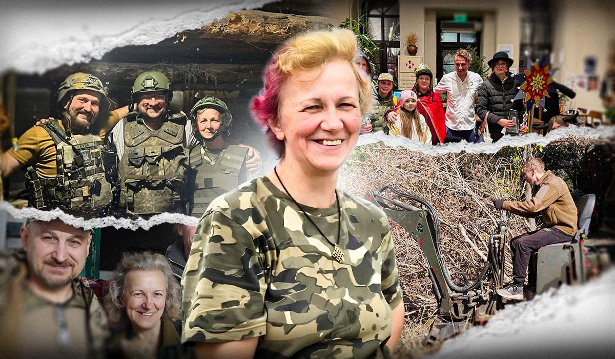 24 лютого 2022 року чоловік Наталки Олександр пішов на війну, а сама жінка безперервно збирає донати / ілюстрація УНІАН