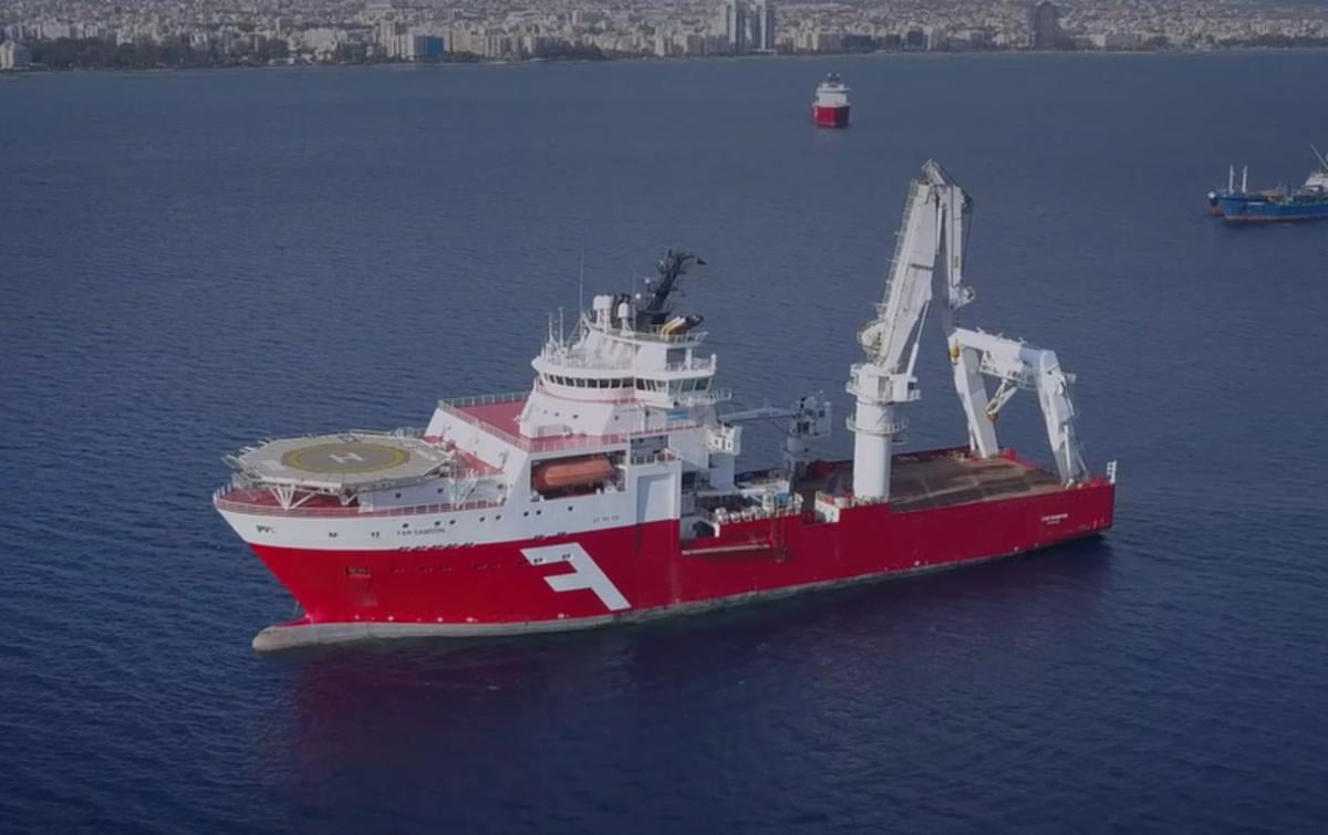 До появи Island Victory найпотужнішим буксиром у світі був Far Samson / скриншот До появи Island Victory найпотужнішим буксиром у світі був Far Samson / скриншот