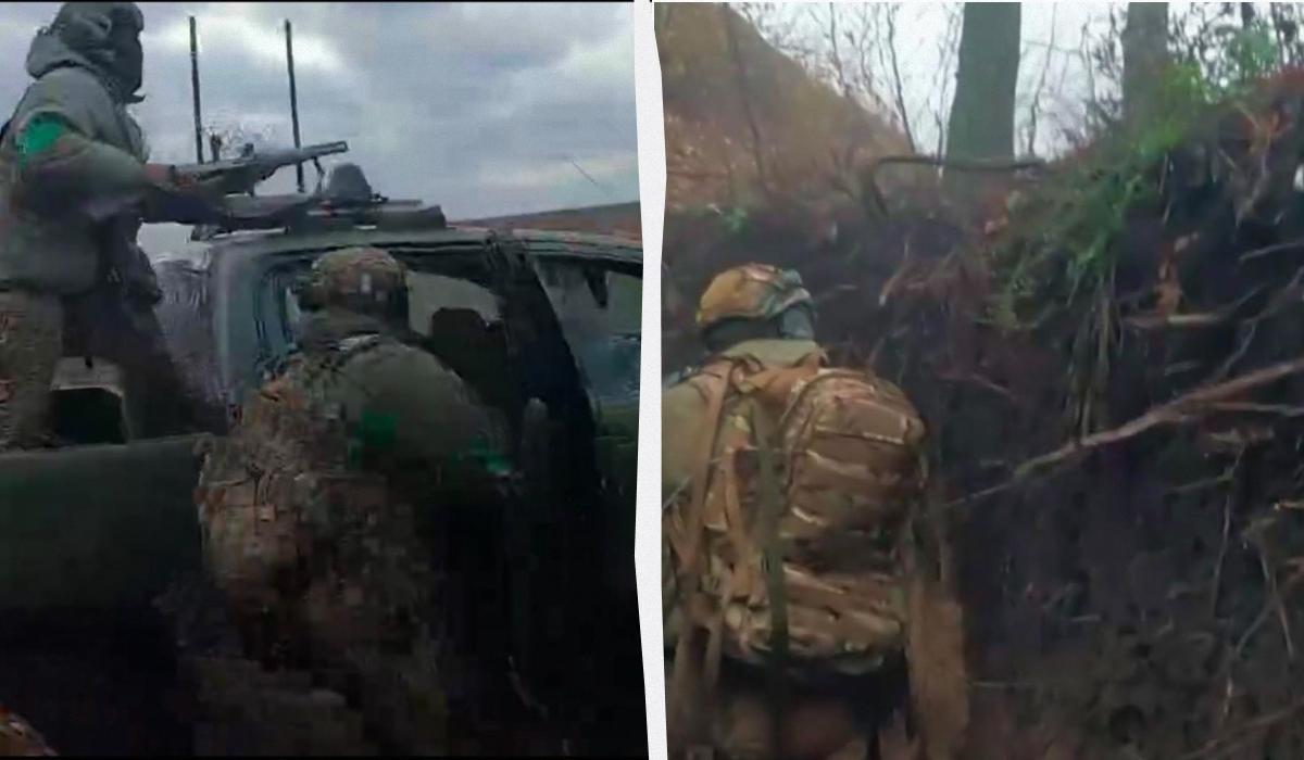 В ГУР показали кадри штурму на Покровському напрямку / Колаж УНІАН, скриншоти