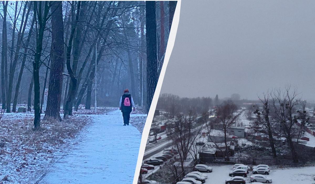 Kiev: prima neve della stagione e avvertimento di strade ghiacciate