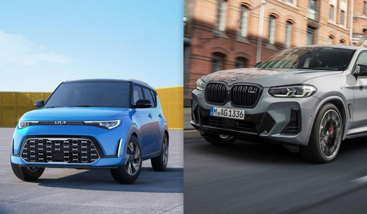 Коллаж УНИАН, фото - Kia, BMW Коллаж УНИАН, фото - Kia, BMW