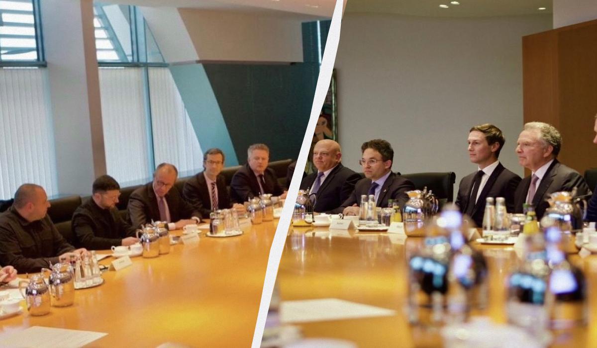 Делегации обсуждали "мирный план" 5 часов / коллаж УНИАН, фото Стив Иткофф Делегации обсуждали "мирный план" 5 часов / коллаж УНИАН, фото Стив Иткофф