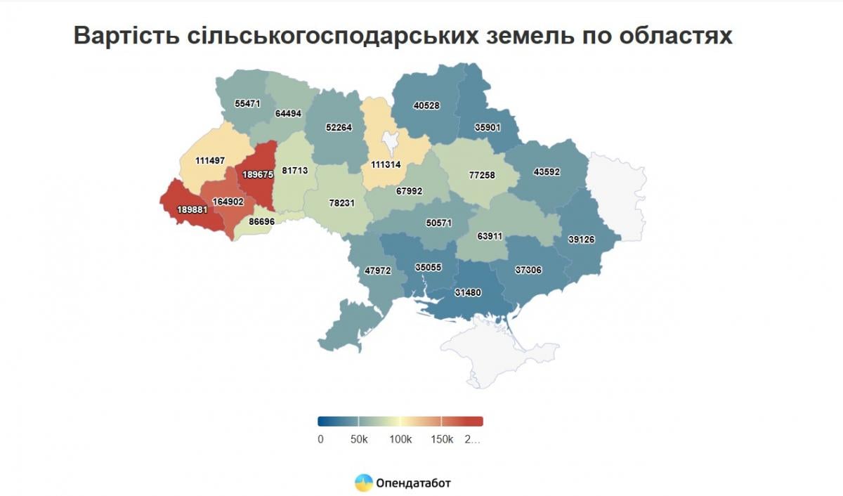 Цены на землю в Украине переписали: сколько сейчас стоит гектар Цены на землю в Украине переписали: сколько сейчас стоит гектар