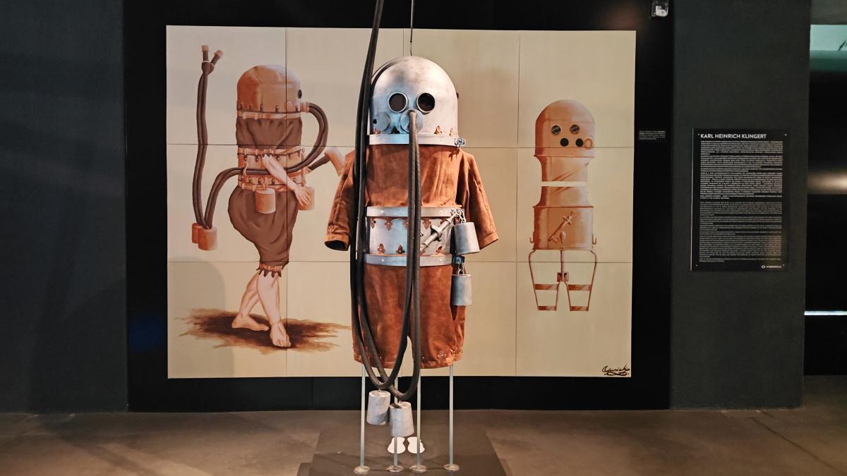 Первый водолазный костюм в истории придумали во Вроцлаве / фото Марина Григоренко