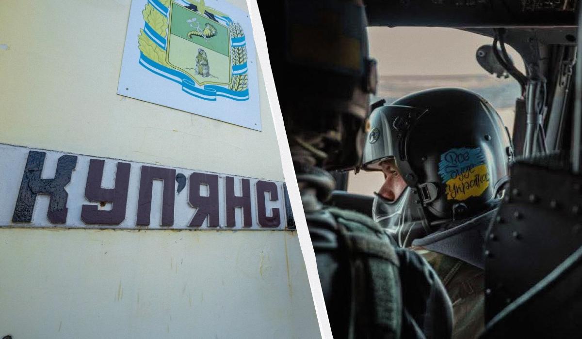 У Куп’янську можуть залишатися заблокованими від 100 до 200 окупантів / колаж УНІАН, фото УНІАН, Генштаб