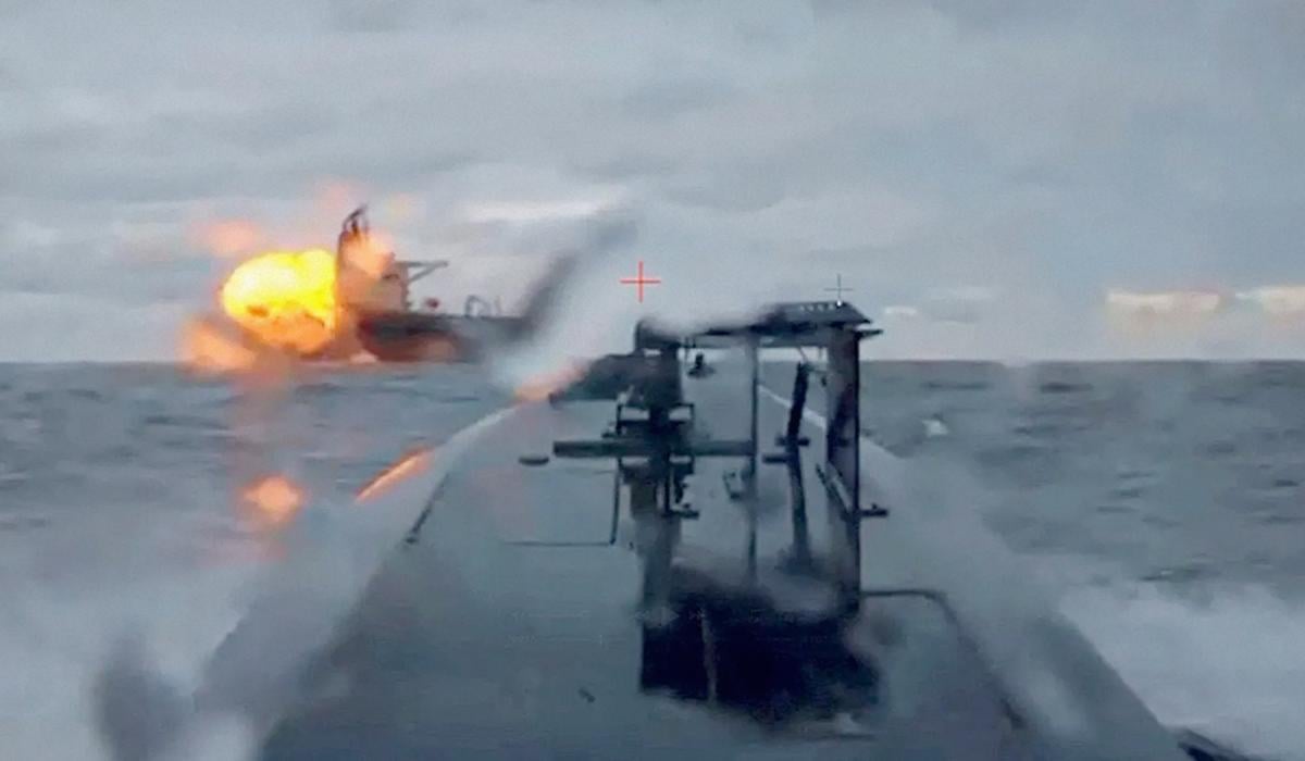 Утанкера "Дашан", який нібито є частиною російського тіньового флоту, атакованого Україною / фото джерела в СБУ Утанкера "Дашан", який нібито є частиною російського тіньового флоту, атакованого Україною / фото джерела в СБУ