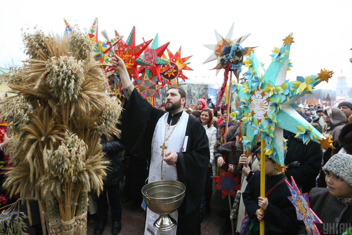 Святковий Дідух / фото УНІАН, Ратинський В'ячеслав