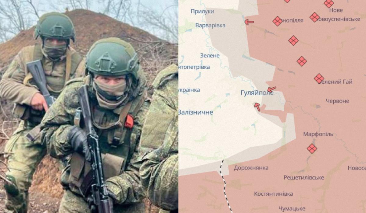 колаж УНІАН, фото DeepState, t.me/mod_russia колаж УНІАН, фото DeepState, t.me/mod_russia