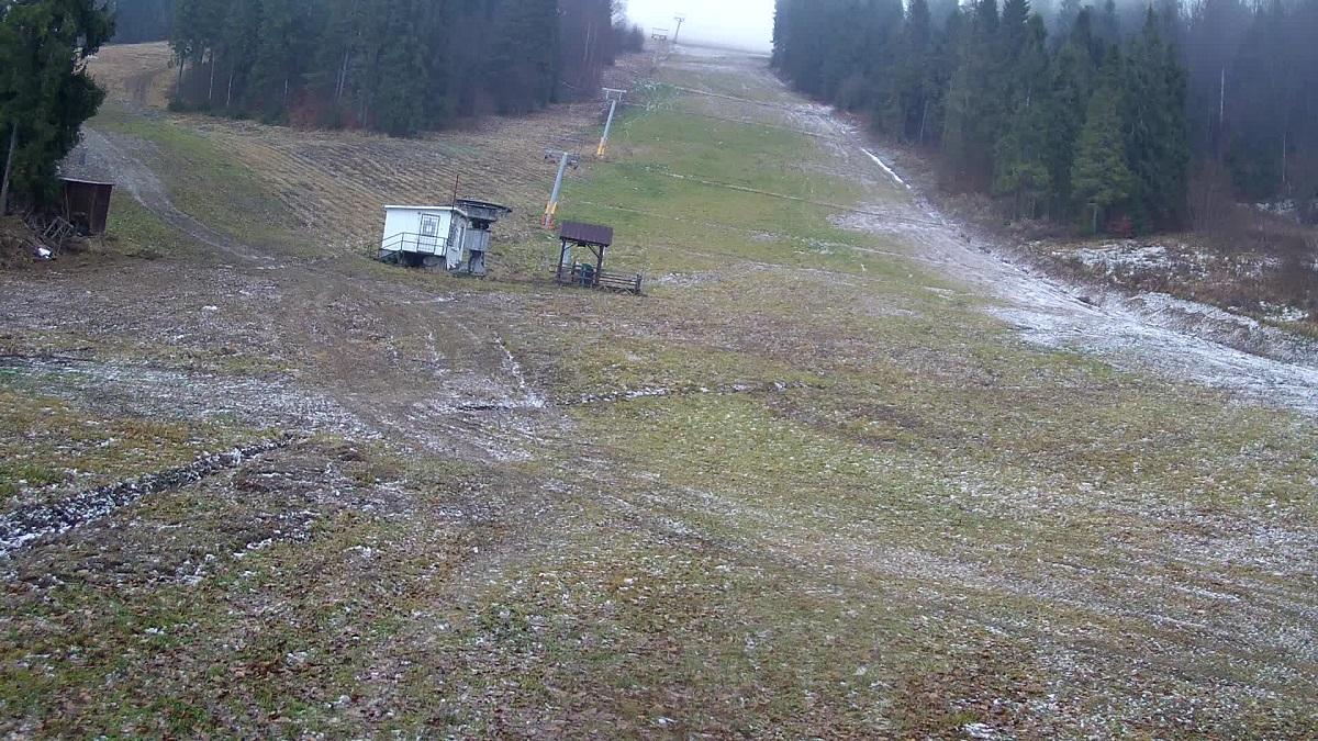 "Захар Беркут" теж без снігу / скріншот з камер на сайті snih.info