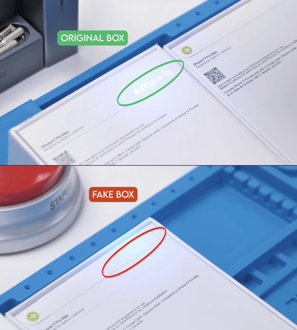 Чоловік купив підроблений iPhone 17 Pro Max і був шокований тим, що виявив