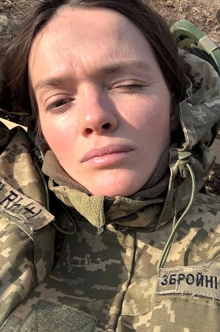 Наті Гресько служить в ЗСУ / фото інстаграм Наті Гресько