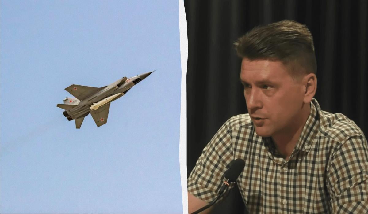 Коваленко прокоментував останню атаку РФ ракетами "Кинджал"/ колаж УНІАН, фото ua.depositphotos.com, скріншот