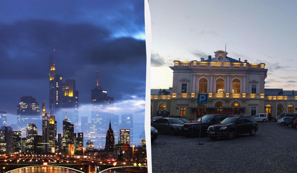 Із Франкфурта до Перемишля ходитиме прямий поїзд / колаж УНІАН, фото ua.depositphotos.com, Марина Григоренко