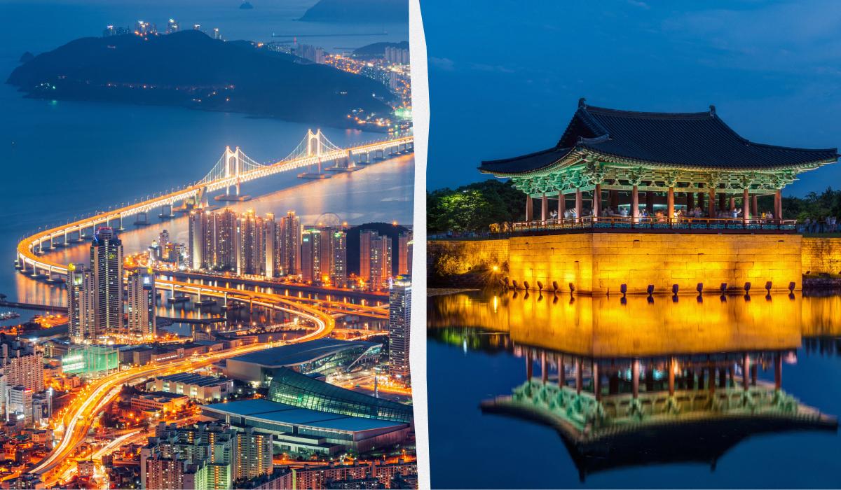 Міста Пусан і Кьонджу - чудові альтернативи Сеулу / колаж УНІАН, фото ua.depositphotos.com