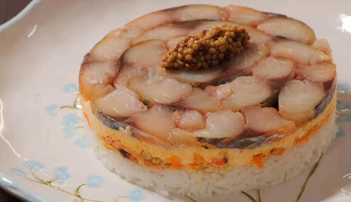 салат из скумбрии