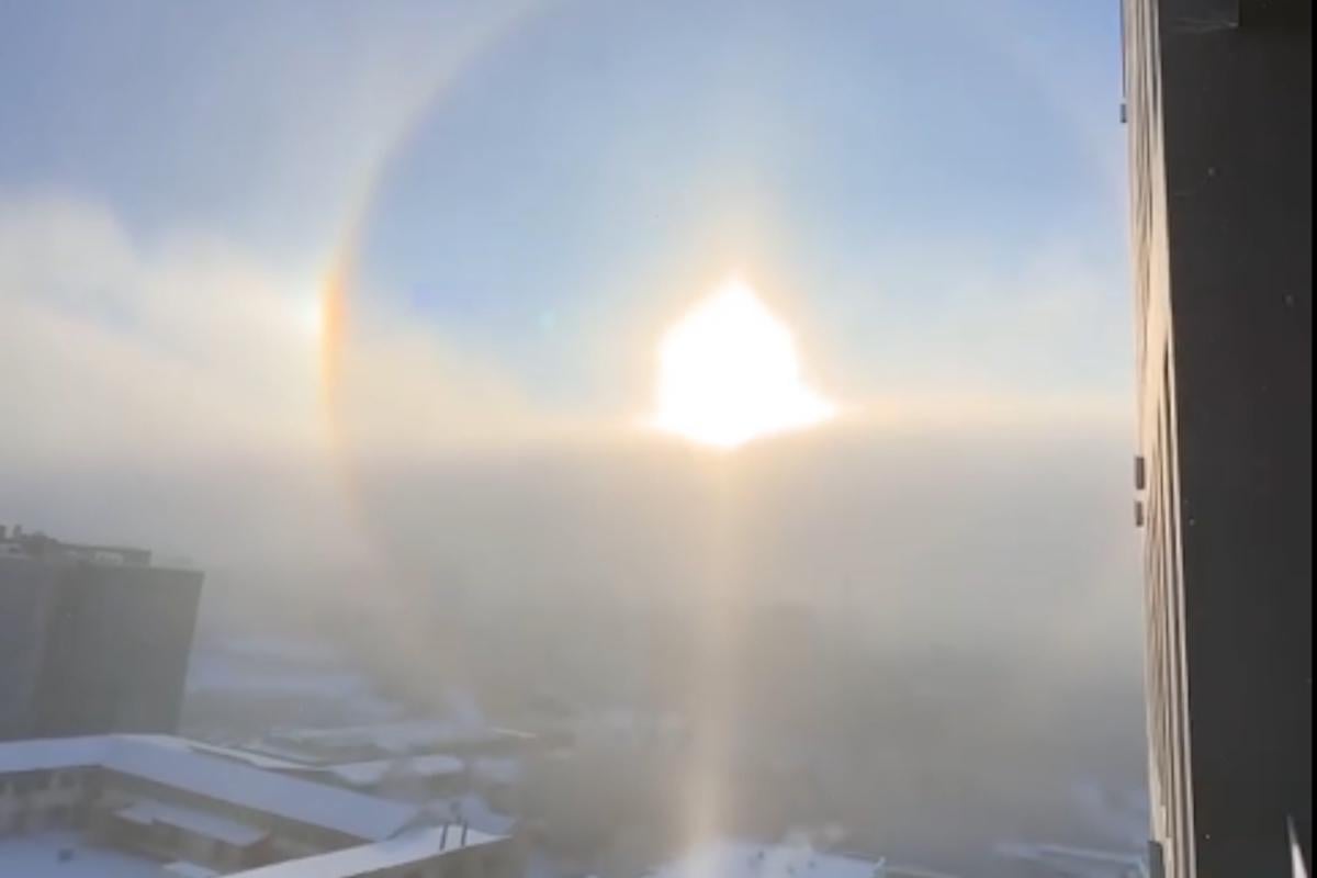 У Львові на Різдво зафіксували рідкісне природне явище (відео)