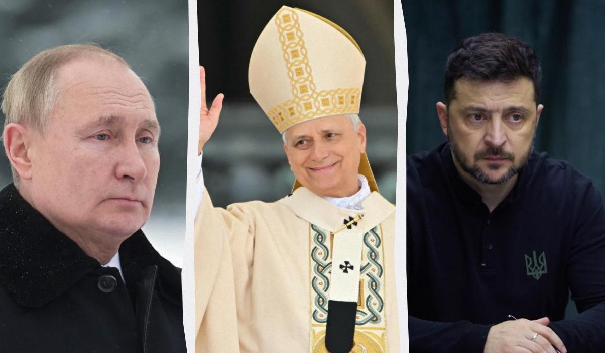 Папа Римський закликав світ молитися, щоб Зеленський і Путін знайшли 'мужність' для переговорів Папа Римський закликав світ молитися, щоб Зеленський і Путін знайшли 'мужність' для переговорів