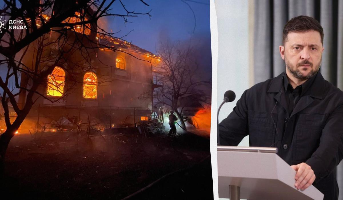 Зеленський: Росія запустила по Україні 500 дронів і 40 ракет