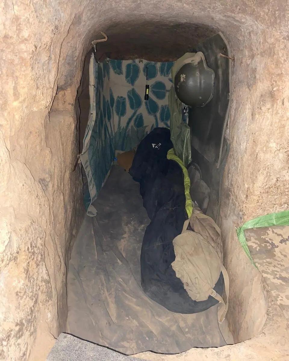 Ось як виглядав бункер, який утримували піхотинці / фото з особистого архіву Сергія Тищенка