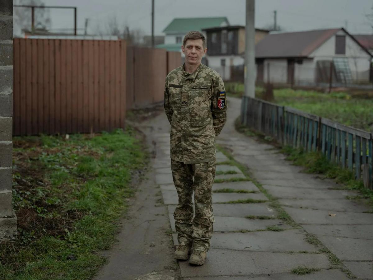 Військовий пробув у бункері понад рік / Саша Маслов для The New York Times