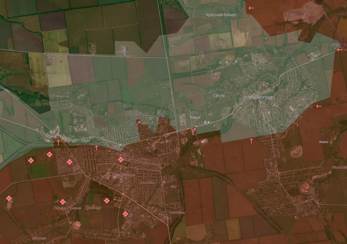 Окупанти просунулися в Гуляйполі, Покровську та Мирнограді, - DeepState