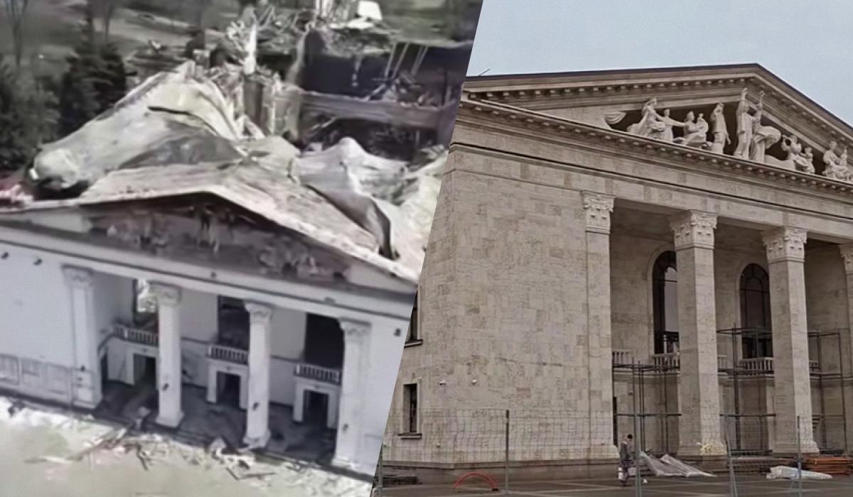 В окупованому Маріуполі відкрили драмтеатр, який РФ зруйнувала в 2022 році авіаударом