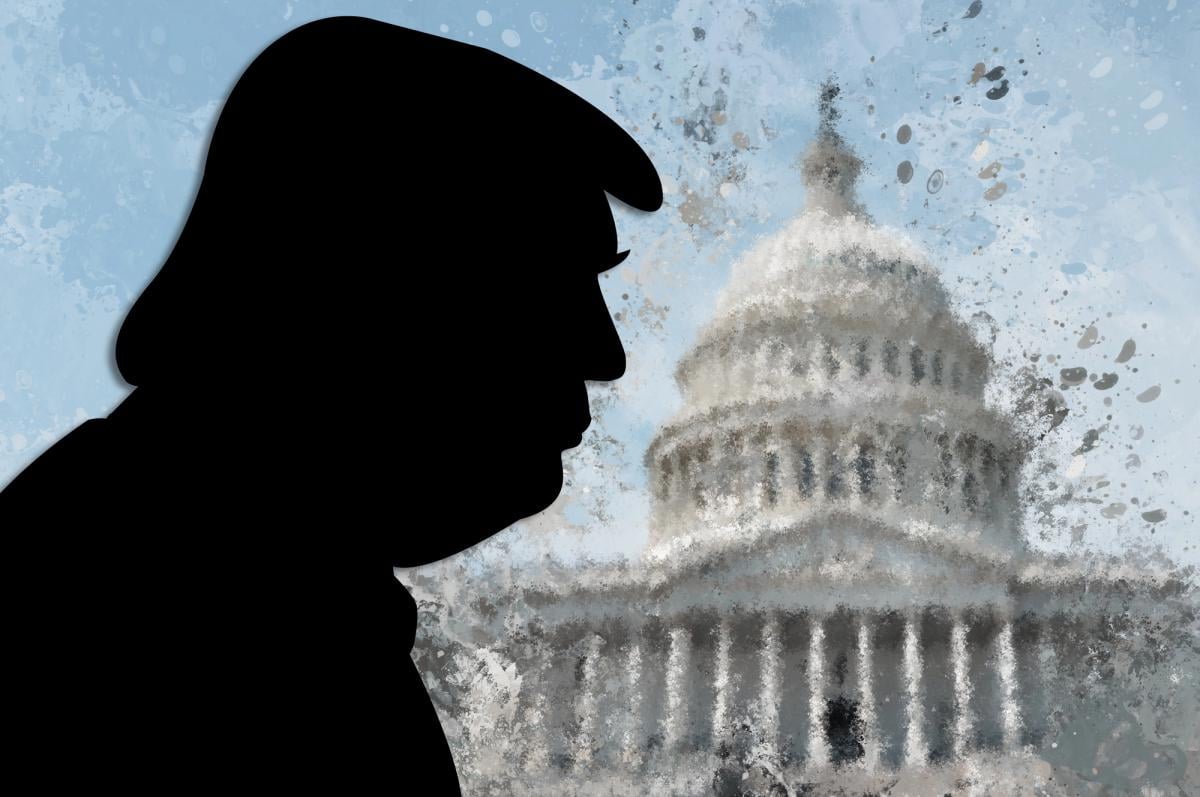 Трамп неожиданно сменил имидж и появился на публике с новым цветом волос (фото)