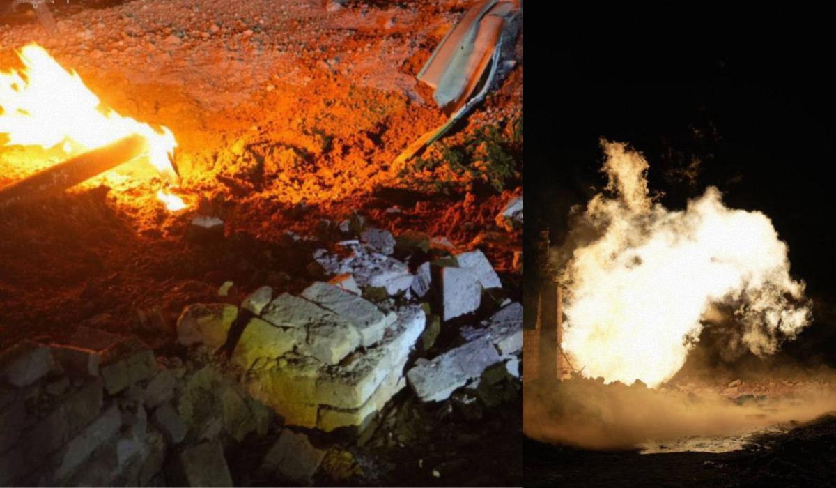 У Запоріжжі після атаки росіян палає об'єкт інфраструктури