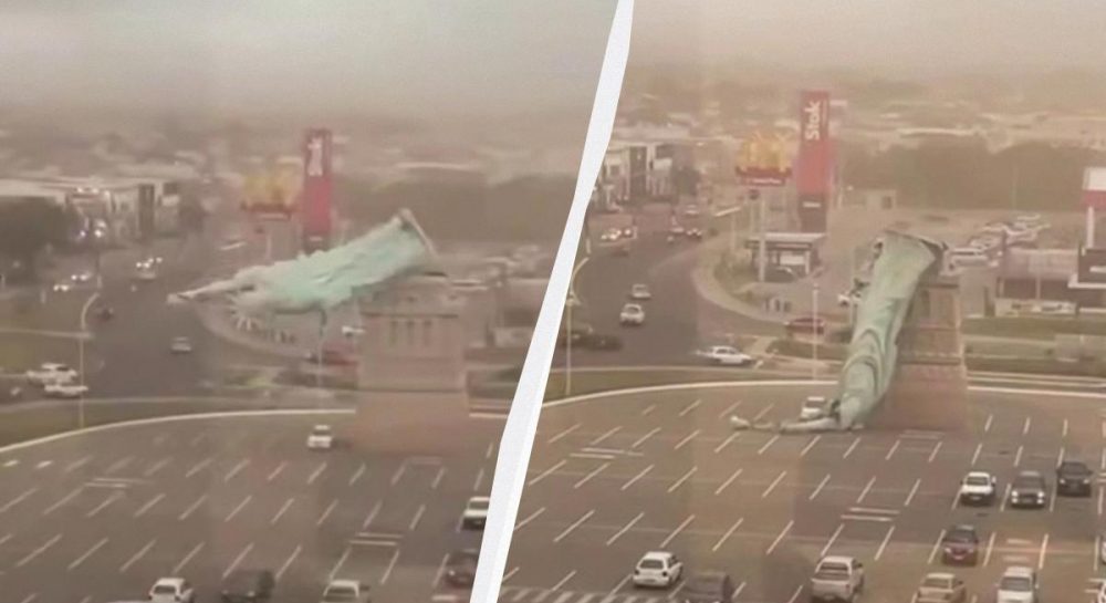 Статуя Свободи звалилася в Бразилії