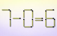 Треба перемістити 2 сірники, щоб рівність стала правильною: швидкий IQ-тест