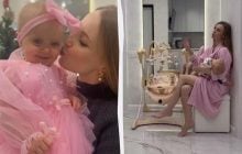 "Дякую, що обрала мене": зірка "Кріпосної" зворушливо звернулася до донечки